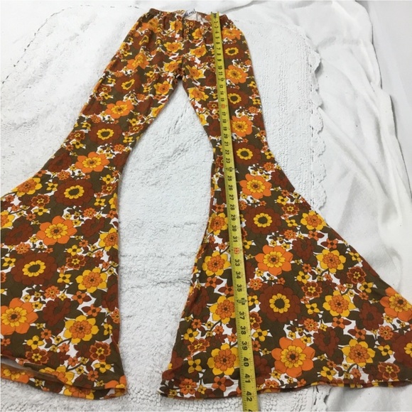 HER PONY MARGAUX Retro Look Festival Flare Pants US size 6 - Picture 4 of 15
